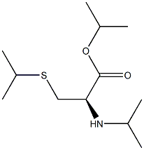 N-Isopropyl-3-isopropylthio-L-alanine isopropyl ester Struktur