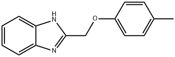 2-[(4-METHYLPHENOXY)METHYL]-1H-BENZIMIDAZOLE Struktur