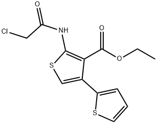 3-THIOPHENECARBOXYLIC ACID, 2-[(2-CHLOROACETYL)AMINO]-(2-THIENYL)-, ETHYL ESTER price.