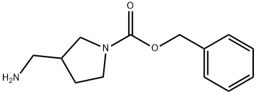 3-AMINOMETHYL-PYRROLIDINE-1-CARBOXYLIC ACID BENZYL ESTER Struktur