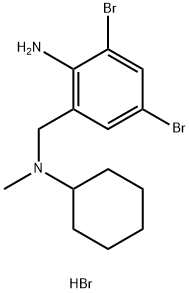 Bromhexine hydrobromide Struktur