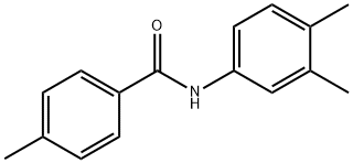 N-(3,4-dimethylphenyl)-4-methylbenzamide Struktur