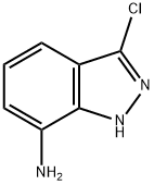 1H-INDAZOL-7-AMINE,3-CHLORO Struktur