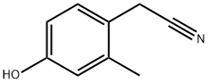 Benzeneacetonitrile, 4-hydroxy-2-methyl- (9CI) Struktur