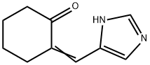 Cyclohexanone,  2-(1H-imidazol-4-ylmethylene)-  (9CI) Struktur