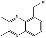 5-Quinoxalinemethanol,2,3-dimethyl-(9CI) Struktur