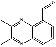 5-Quinoxalinecarboxaldehyde,2,3-dimethyl-(9CI) Struktur