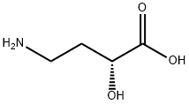 (R)-4-Amino-2-hydroxybutyric acid Structure