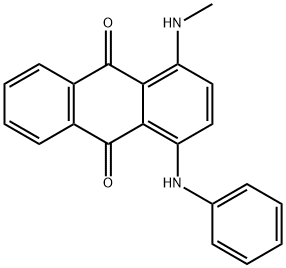 1-(methylamino)-4-(phenylamino)anthraquinone Struktur