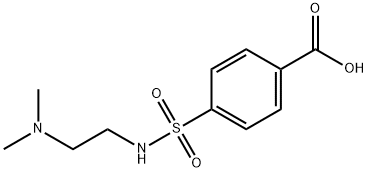 4-({[2-(dimethylamino)ethyl]amino}sulfonyl)benzoic acid Struktur