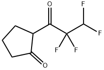 Cyclopentanone, 2-(2,2,3,3-tetrafluoro-1-oxopropyl)- (9CI) Struktur