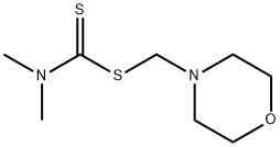 morpholinomethyl dimethyldithiocarbamate  Struktur