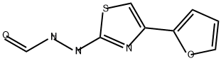 N'-[4-(2-Furyl)-2-thiazolyl]formhydrazide Struktur