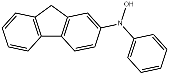 N-(9H-Fluoren-2-yl)-N-phenylhydroxylamine Struktur