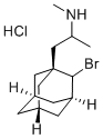 2-Bromo-1-(2-methylaminopropyl)adamantane hydrochloride Struktur