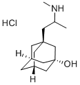 1-(2-Methylaminopropyl)-3-adamantanol hydrochloride Struktur