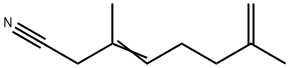 3,7-dimethylocta-3,7-dienenitrile Struktur