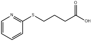 Butyric acid, 4-(2-pyridylthio)- (8CI) Struktur