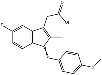 Sulindac sulfide Struktur