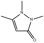 1,2,3-Trimethyl-1H-pyrazole-5(2H)-one Struktur