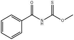 BENZOYLTHIO-O-METHYL ESTER CARBAMIC ACID Struktur