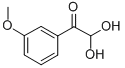 3-METHOXYPHENYLGLYOXAL HYDRATE Struktur