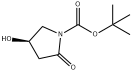 (R)-(+)-1-BOC-4-HYDROXY-2-PYRROLIDINONE Struktur