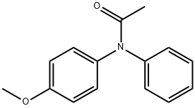 N-(4-Methoxyphenyl)-N-phenylacetamide Struktur