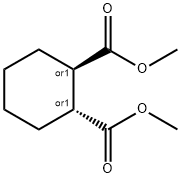 dimethyl cyclohexane-1,2-dicarboxylate Struktur