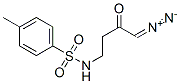 2-Butanone, 1-diazo-4-[[(4-methylphenyl)sulfonyl]amino]- Struktur