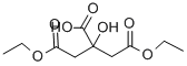 diethyl hydrogen 2-hydroxypropane-1,2,3-tricarboxylate Struktur