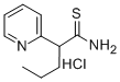 2-Pyridineacetamide, alpha-propylthio-, hydrochloride Struktur