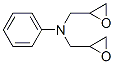 N,N-bis(oxiran-2-ylmethyl)aniline Struktur