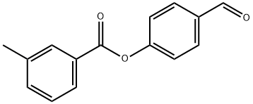 4-FORMYLPHENYL 3-METHYLBENZOATE Struktur