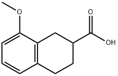 8-METHOXY-1,2,3,4-TETRAHYDRONAPHTHALENE-2-CARBOXYLIC ACID Structure