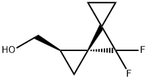 Dispiro[2.0.2.1]heptane-1-methanol, 7,7-difluoro-, (1R,3R)- (9CI) Struktur