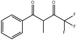 4,4,4-trifluoro-2-methyl-1-phenyl-butane-1,3-dione Struktur