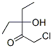 2-Pentanone,  1-chloro-3-ethyl-3-hydroxy- Struktur