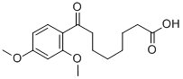 8-(2,4-DIMETHOXYPHENYL)-8-OXOOCTANOIC ACID Struktur