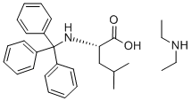 N-ALPHA-TRITYL-L-LEUCINE DIETHYLAMINE Struktur