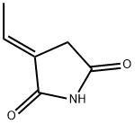 2,5-Pyrrolidinedione,3-ethylidene-,(3E)-(9CI) Struktur