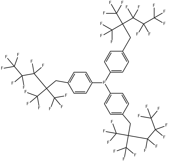 TRIS[4-(3 3 4 4 5 5 5-HEPTAFLUORO-2 2-BI Struktur