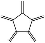 1,2,3,4,5-Pentakismethylenecyclopentane Struktur