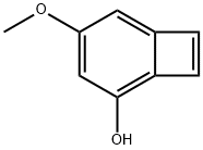 Bicyclo[4.2.0]octa-1,3,5,7-tetraen-2-ol, 4-methoxy- (9CI) Struktur