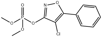 Phosphoric acid, 4-chloro-5-phenyl-3-isoxazolyl dimethyl ester Struktur