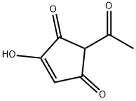 4-Cyclopentene-1,3-dione, 2-acetyl-4-hydroxy- (9CI) Struktur