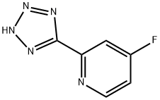 Pyridine, 4-fluoro-2-(1H-tetrazol-5-yl)- (9CI) Struktur