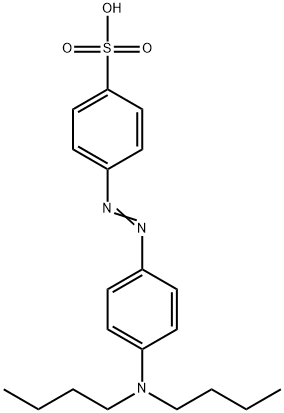 4'-dibutylaminobenzene-4-sulfonic acid Struktur