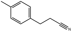 Benzenepropanenitrile, 4-Methyl- Struktur