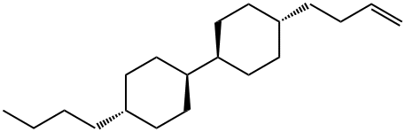 TRANS,TRANS-4-BUT-3-ENYL-4''-BUTYL-BICYCLOHEXYL Struktur